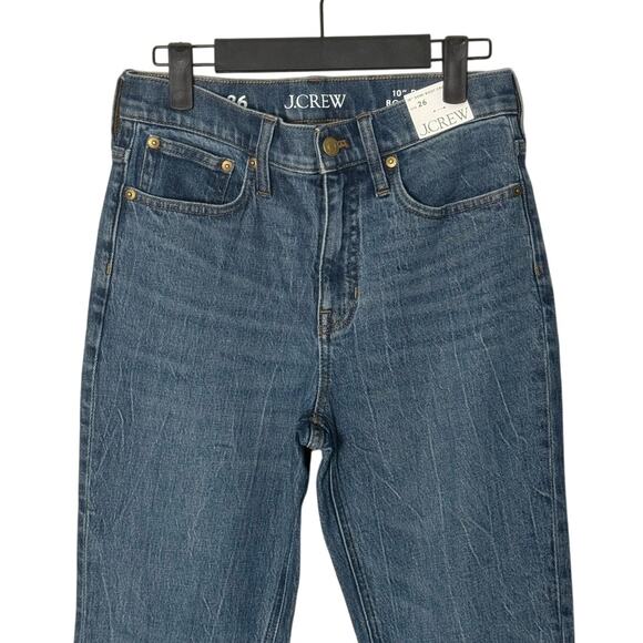 NWT J.Crew 10" Demi Boot Crop Jean in Marion Wash Size 26 - Picture 9 of 12